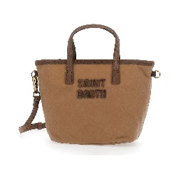 CITY BAG MINI WAX is a handbag made of Tech Fabric, beige color and unisex
