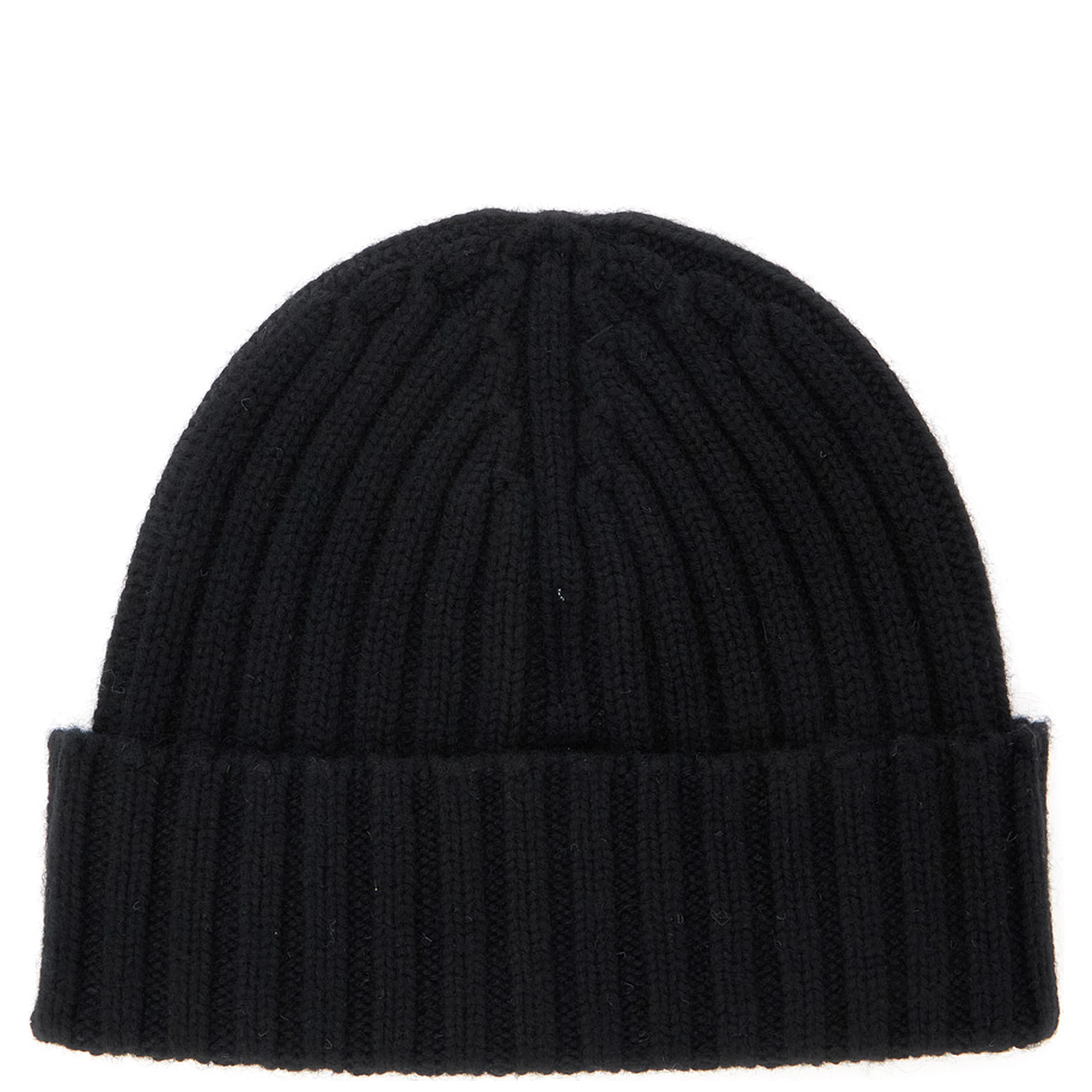 Black viscose wool polyamide and cashmere knitted hat for Boy