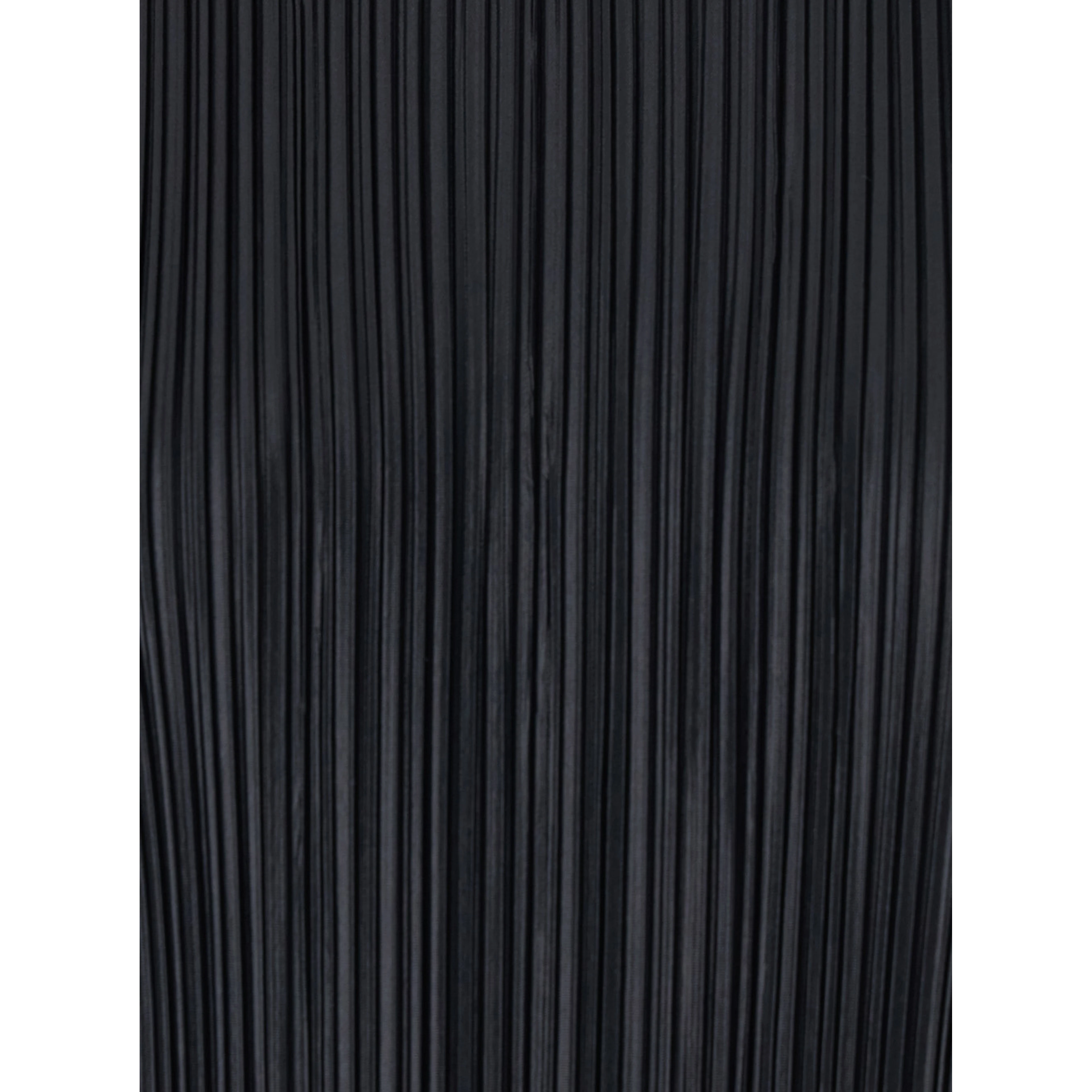 Razor Pleat Tank Black with Pleated Details in Tech Fabric Women