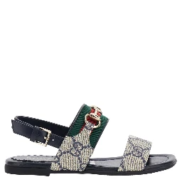 Blue Sandals with Plastic Upper and Rubber Sole Unisex