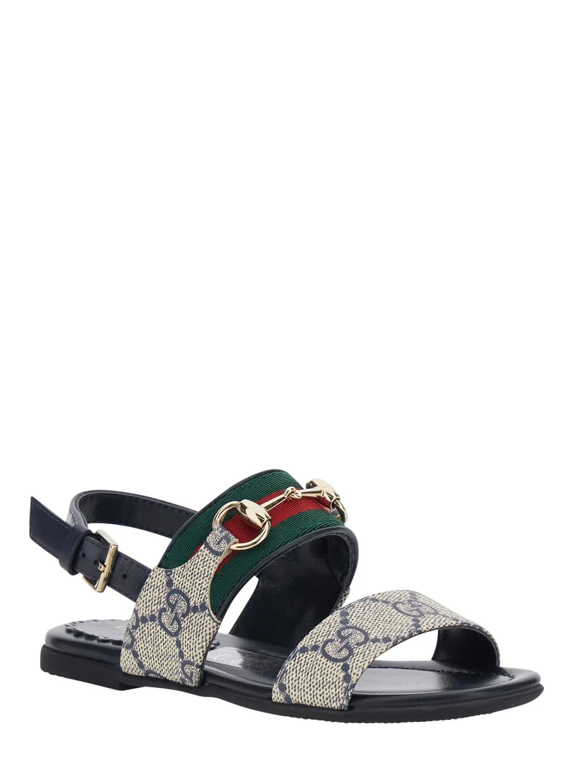 Blue Sandals with Plastic Upper and Rubber Sole Unisex