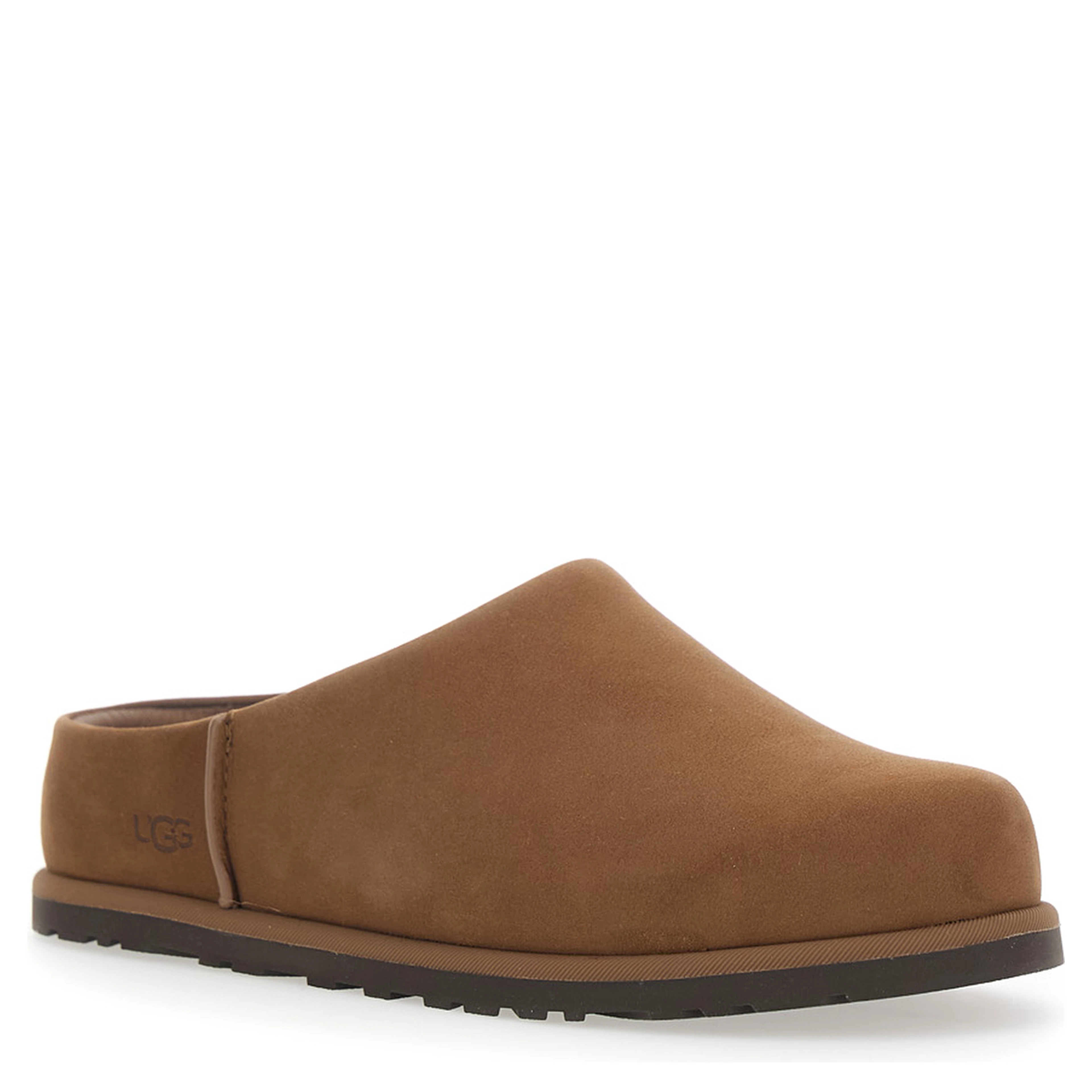 W OTZO CLOG Brown Leather Mule for Women