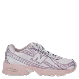 Pink Sneakers 740 with Contrast Details in Synthetic for Girls