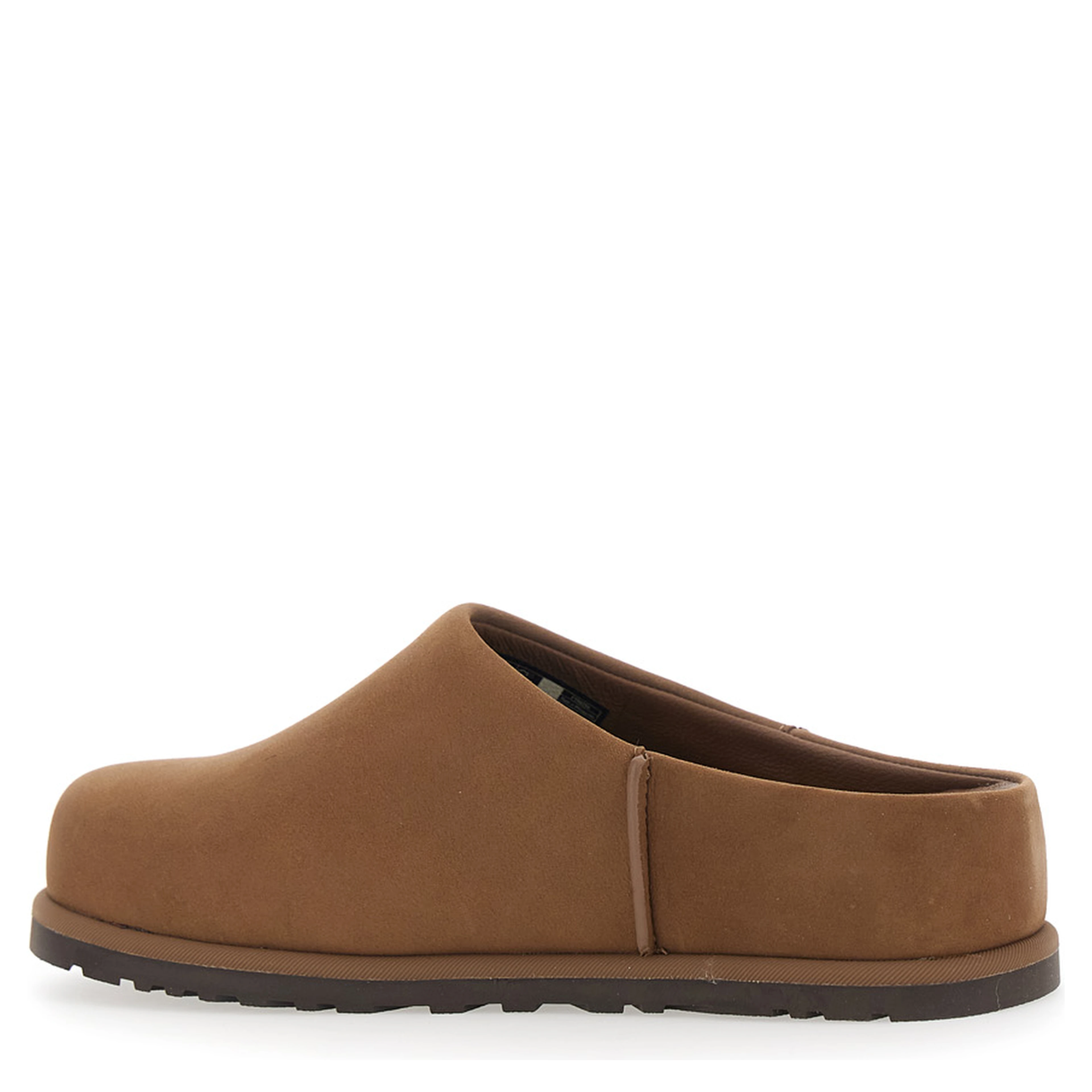 W OTZO CLOG Brown Leather Mule for Women