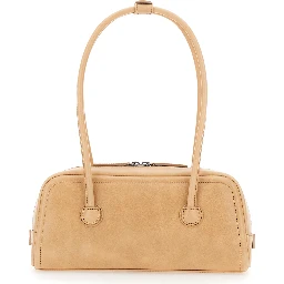Shoulder Bag SOFT BOSTON EW Beige with Elegant Leather Details