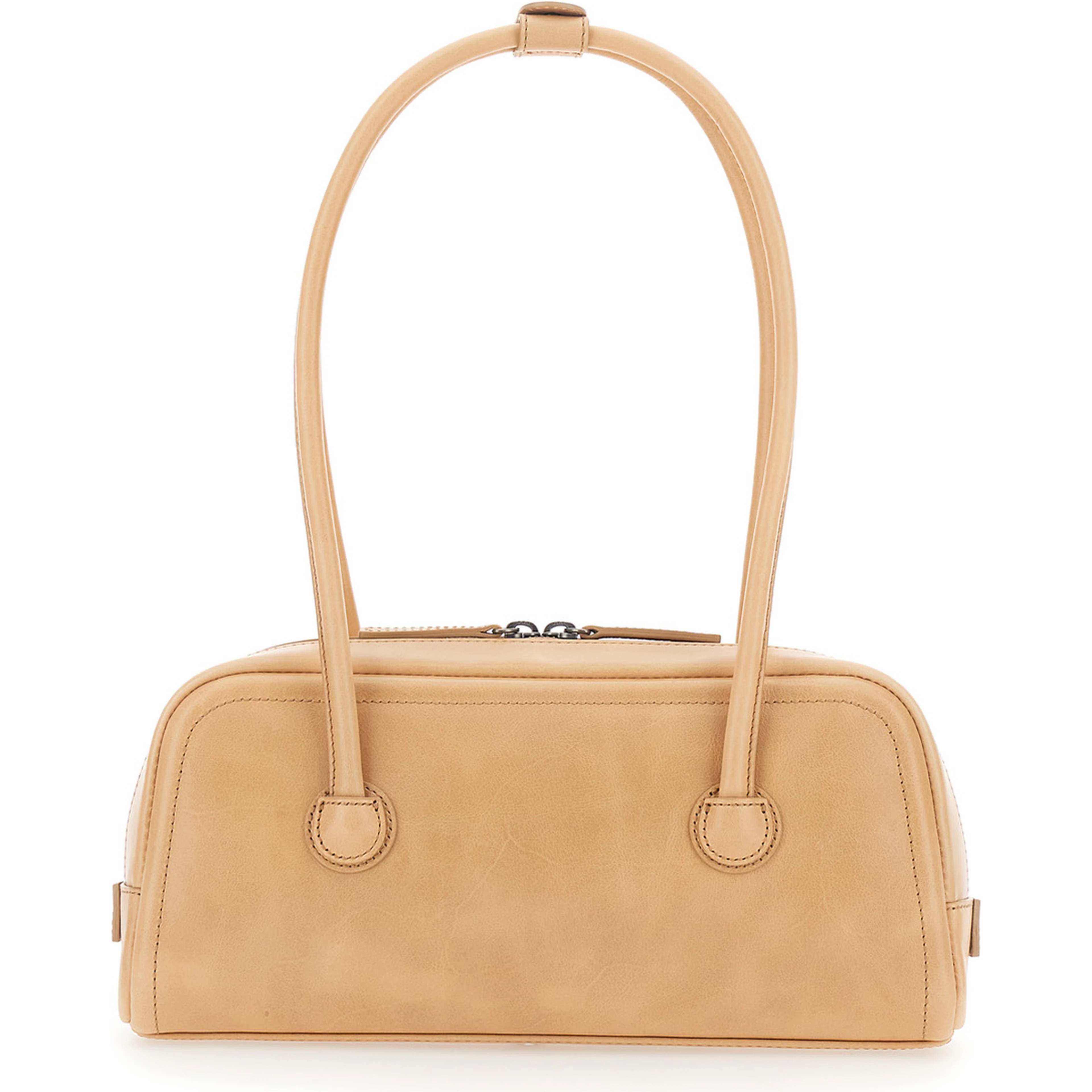 Shoulder Bag SOFT BOSTON EW Beige with Elegant Leather Details