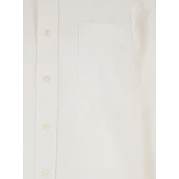 Shirt OXFORD BUTTON DOWN White with Button Down Collar and Long Sleeves in Cotton for Men