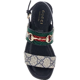 Blue Sandals with Plastic Upper and Rubber Sole Unisex