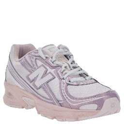 Pink Sneakers 740 with Contrast Details in Synthetic for Girls