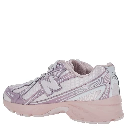 Pink Sneakers 740 with Contrast Details in Synthetic for Girls