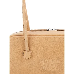 Shoulder Bag SOFT BOSTON EW Beige with Elegant Leather Details