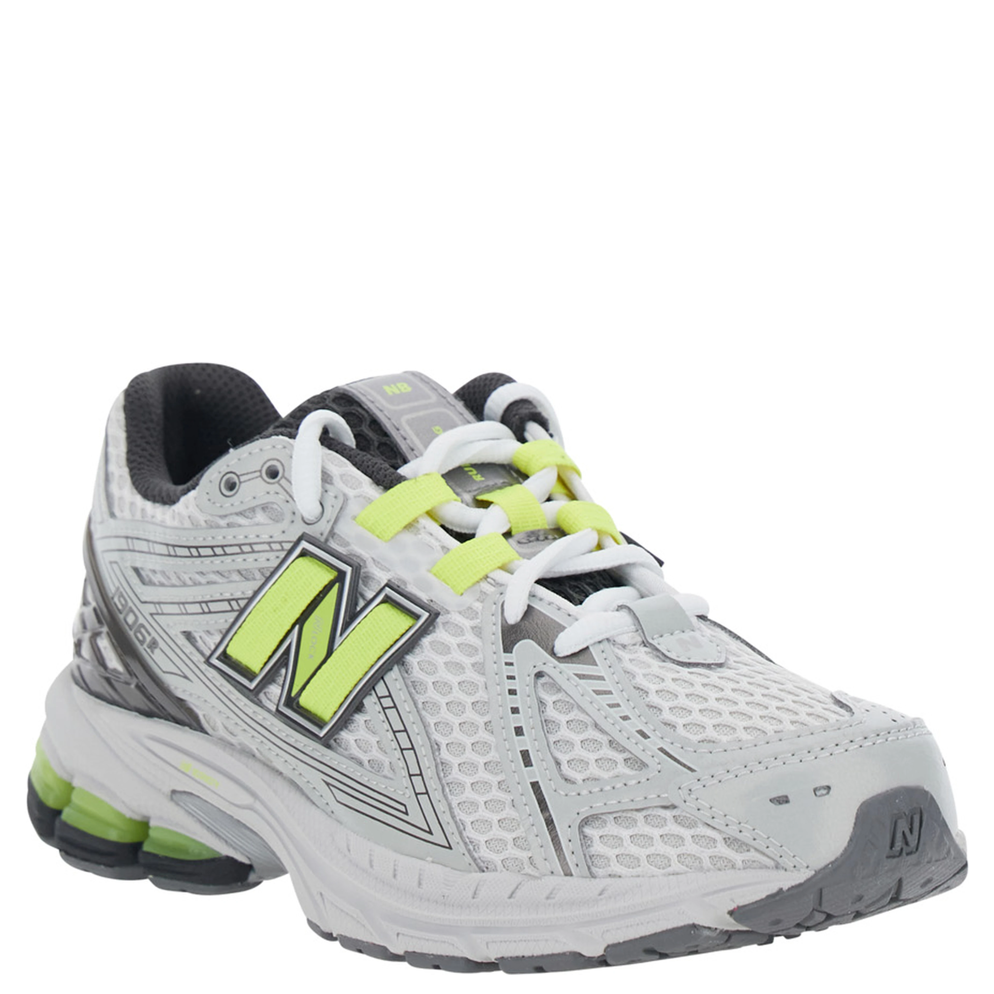 Gray Sneakers 1906 with Synthetic Upper and Rubber Sole for Men