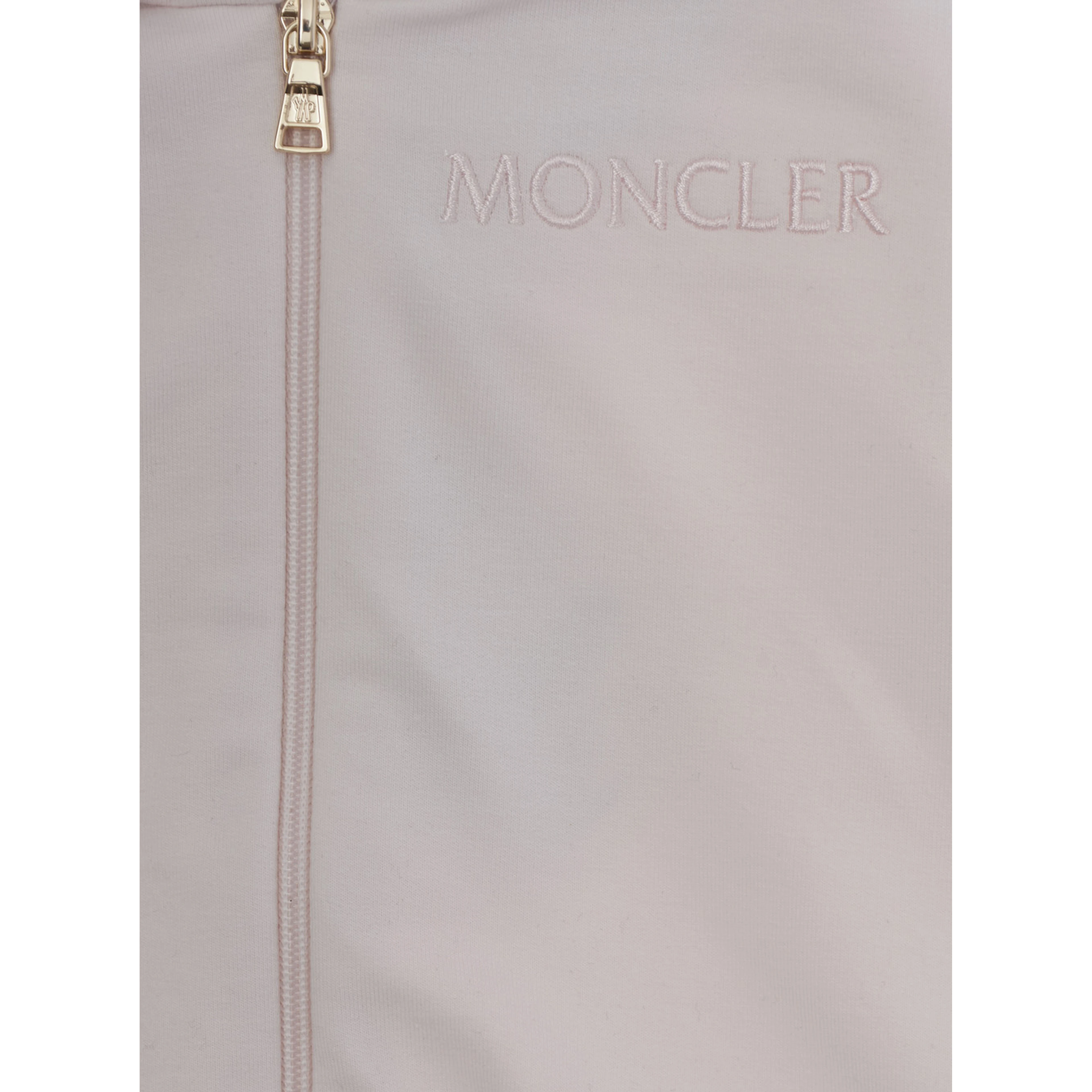Pink Tracksuit with Lettering Logo on the Front and Logo Patch on the Sleeve in Cotton for Girls