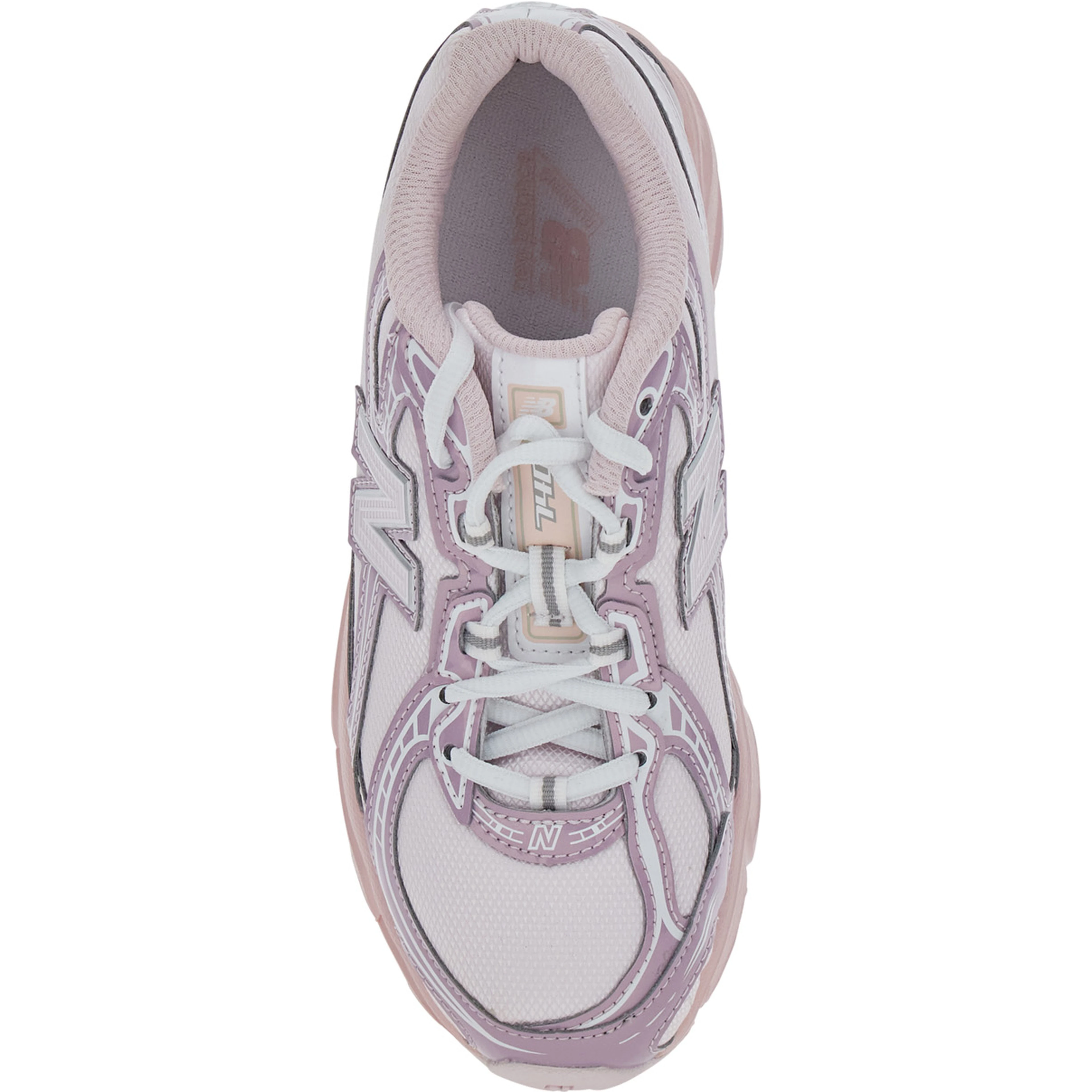 Pink Sneakers 740 with Contrast Details in Synthetic for Girls