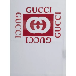 White Cotton Logo T-Shirt for Kids