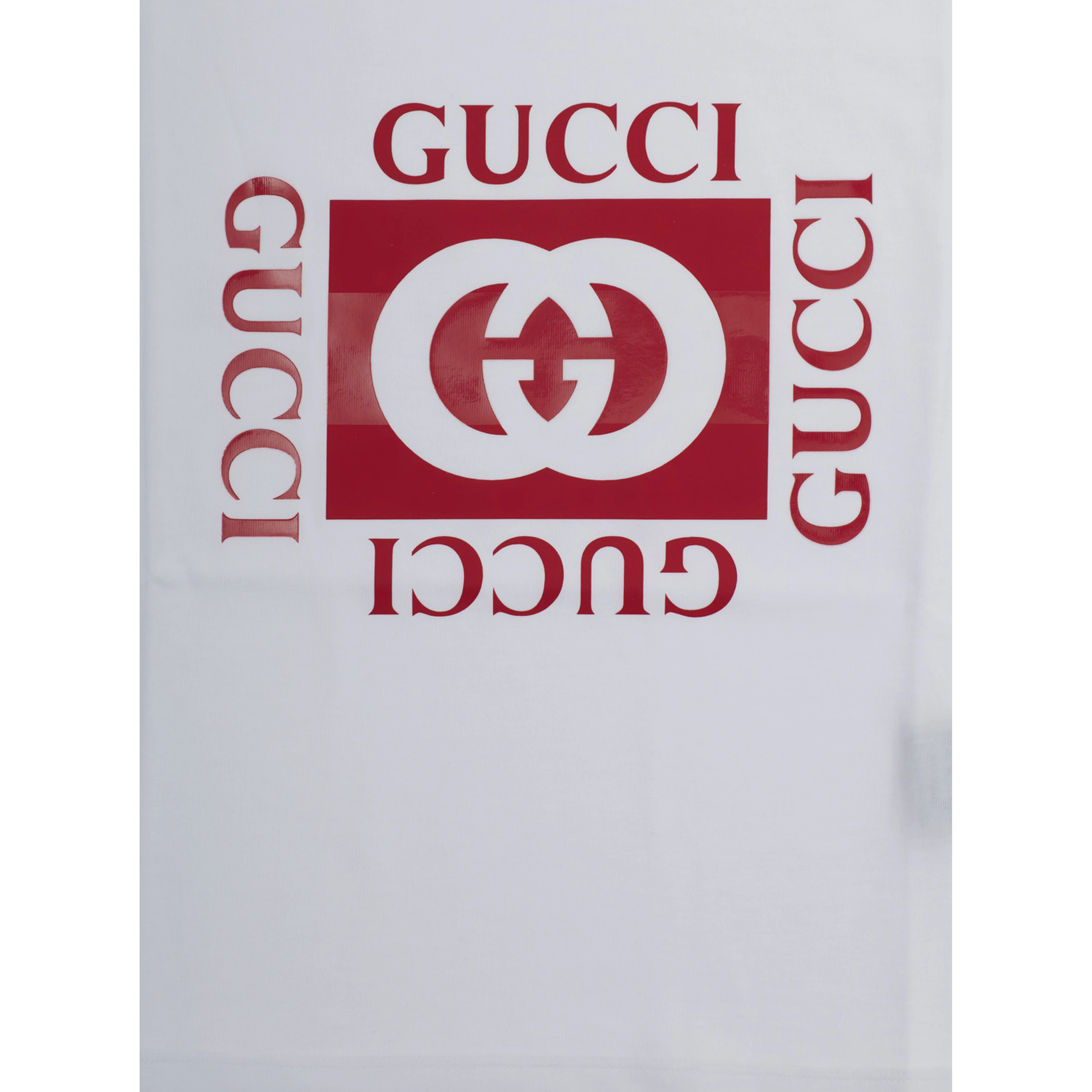 White Cotton Logo T-Shirt for Kids