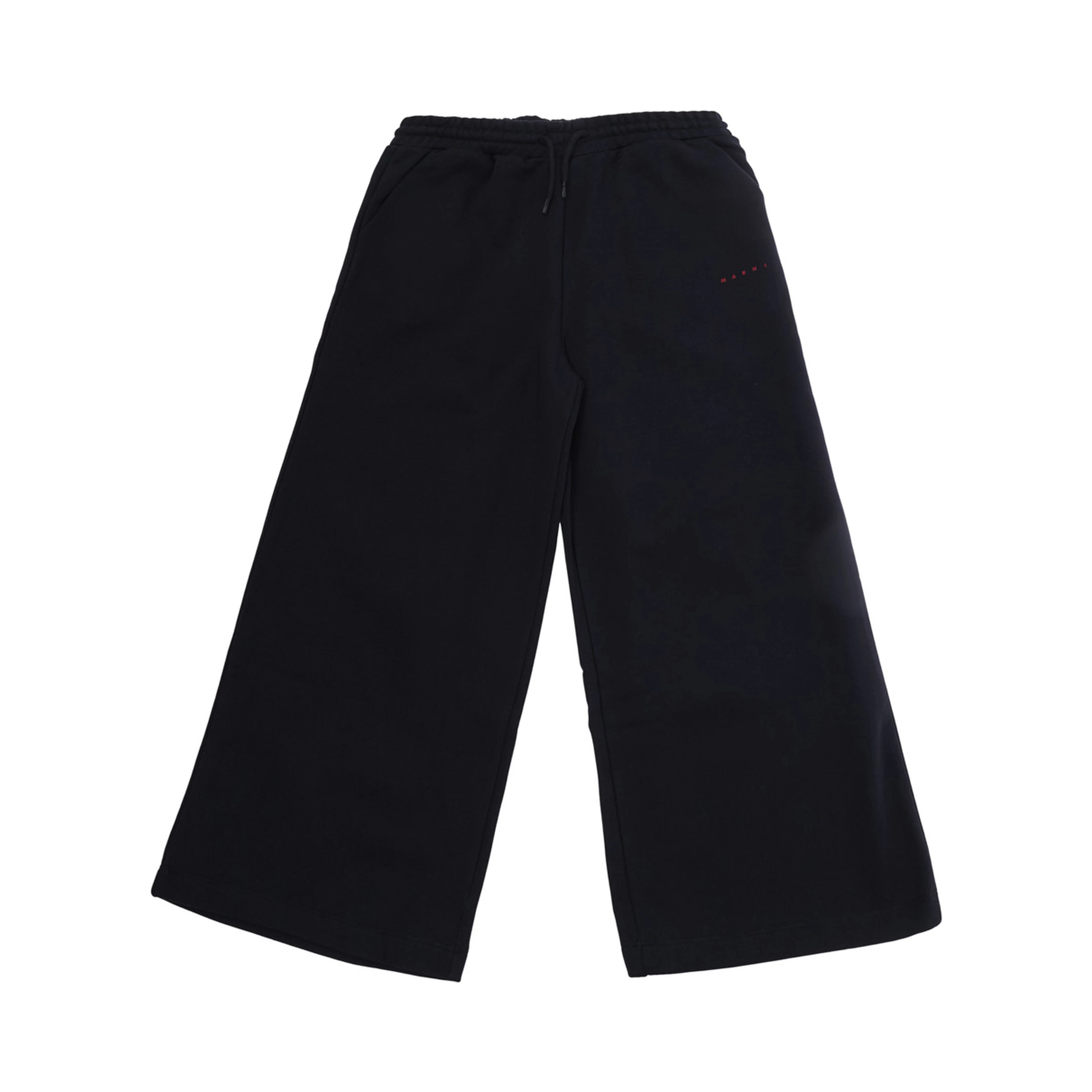 blue Pants with elasticated waist and logo on the front in cotton Girl