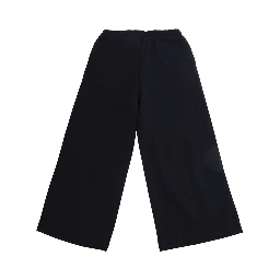 blue Pants with elasticated waist and logo on the front in cotton Girl