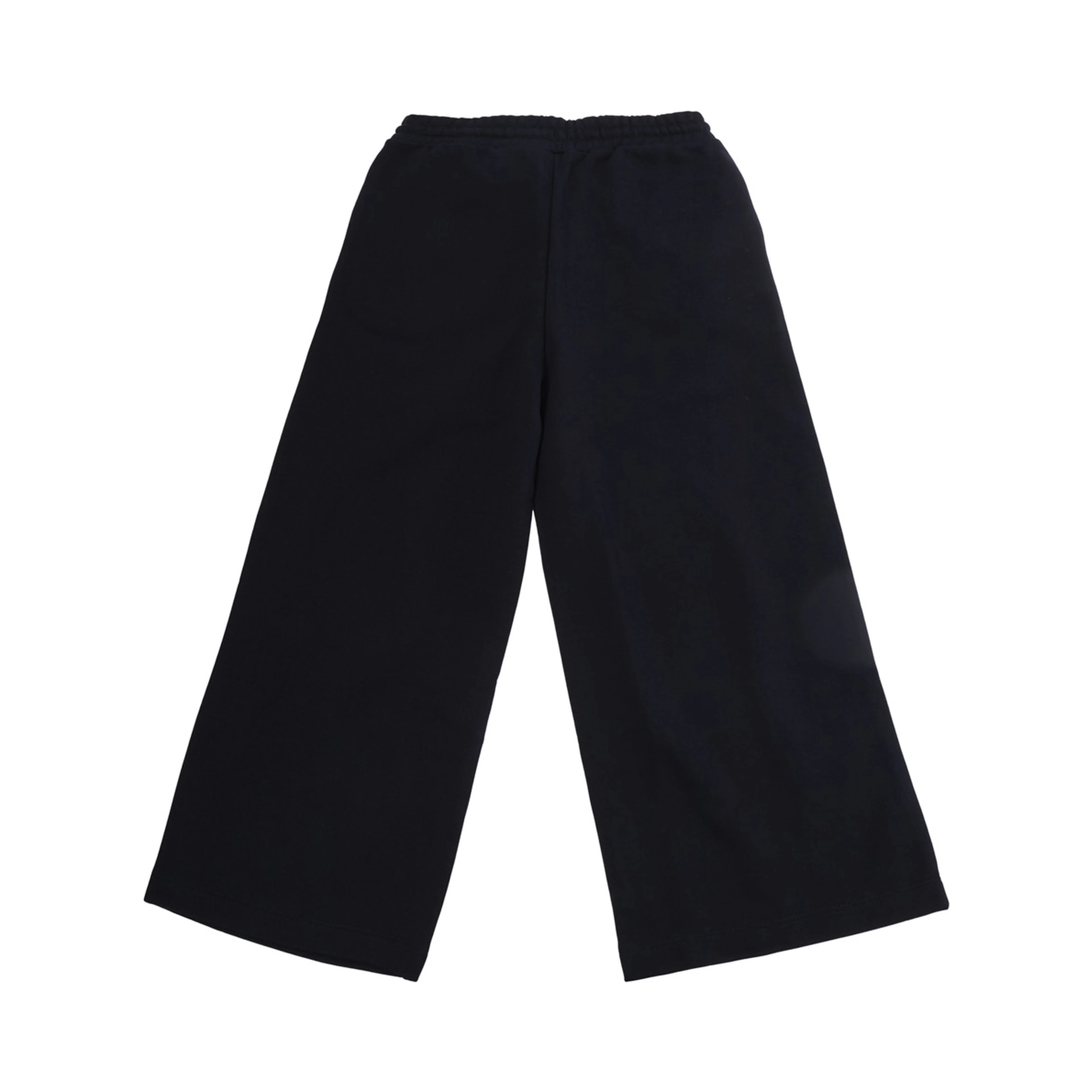 blue Pants with elasticated waist and logo on the front in cotton Girl