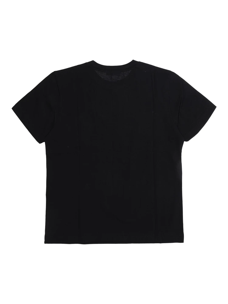 T-shirt N210GPN0153N21T298F0N900 with short sleeves and cotton, black color, unisex alternative