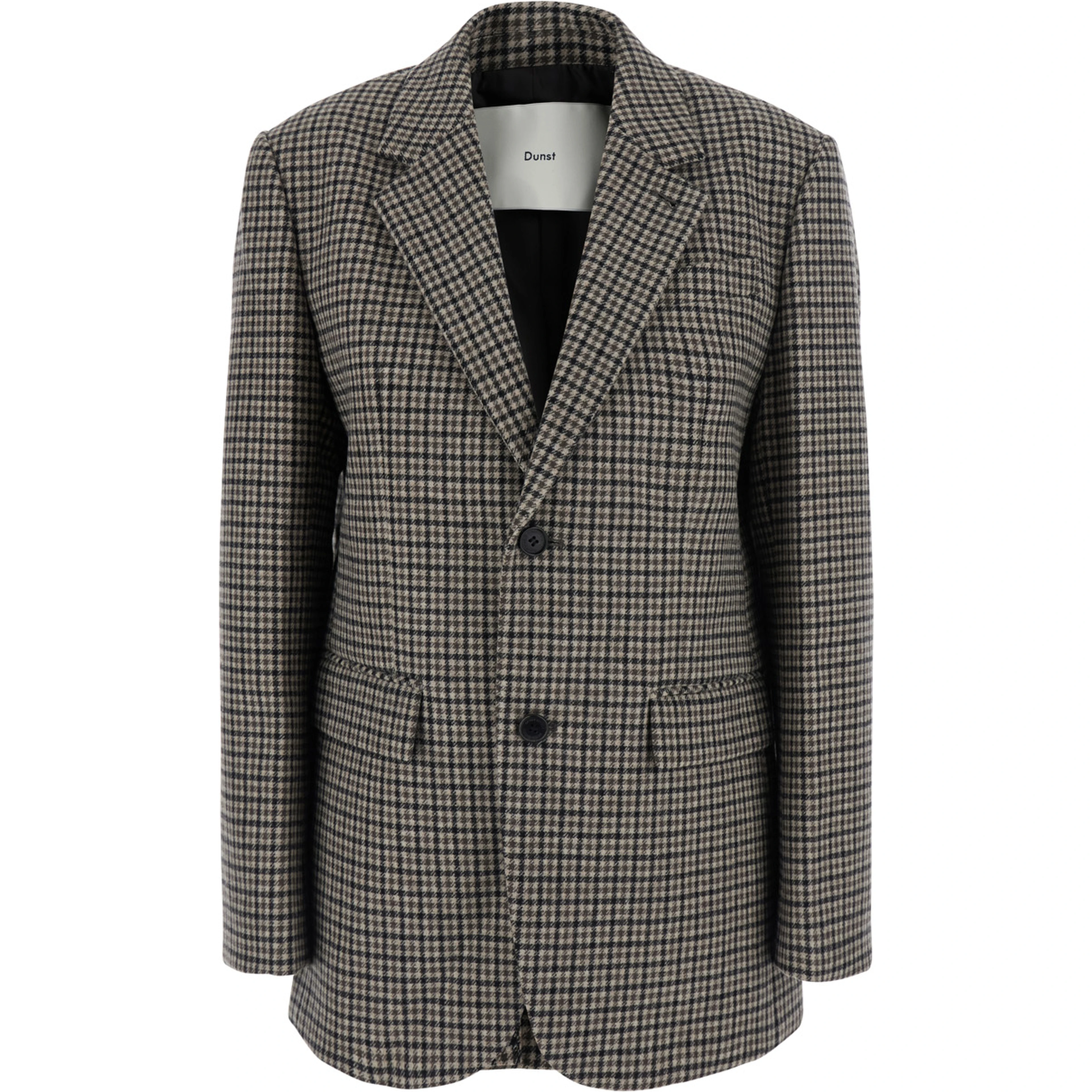 CLASSIC 2 BUTTON WOOL BLAZER with notched revers and pockets Beige man