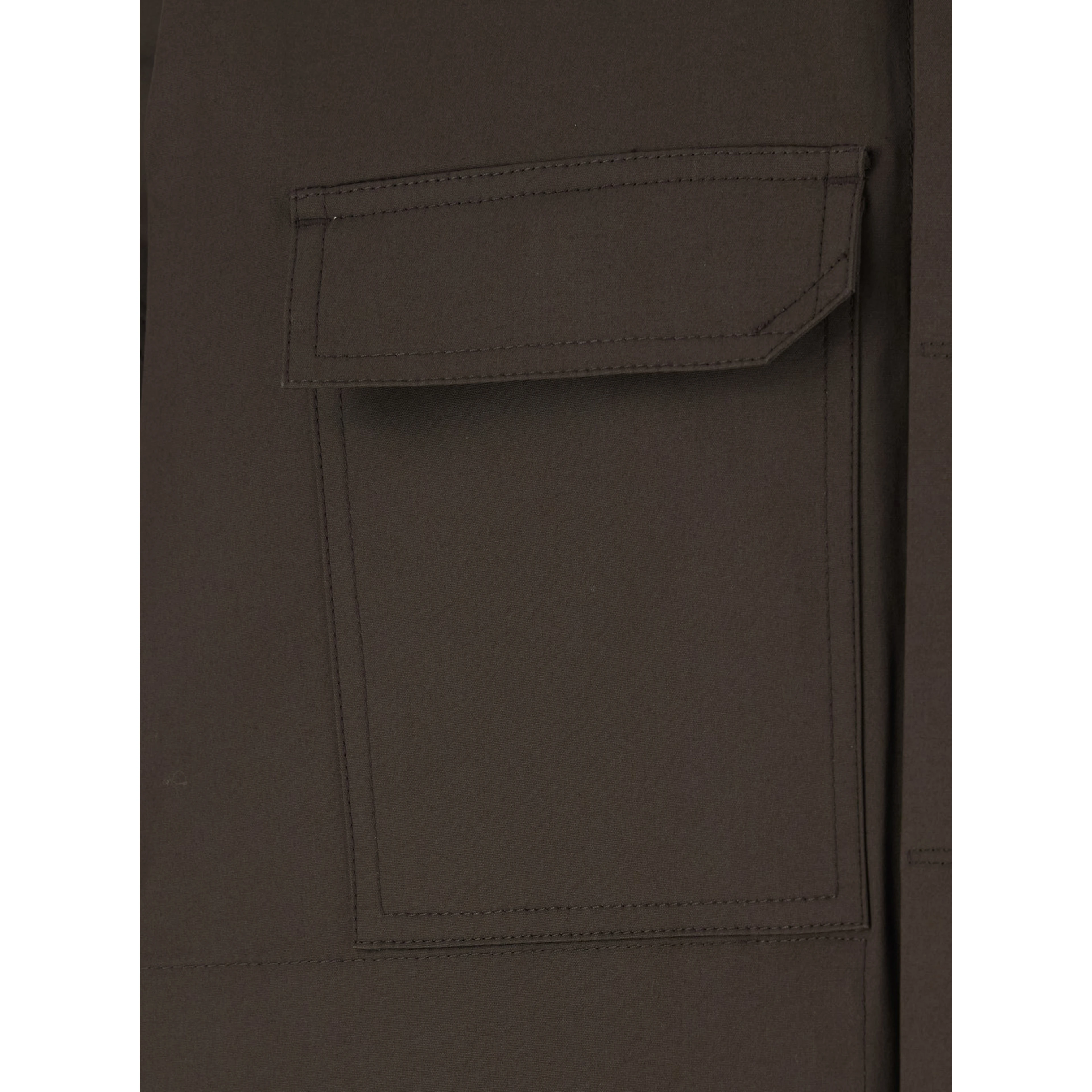Magnum Bowling Shirt with Cuban Collar and Wide Short Sleeves in Brown for Men