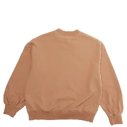Orange Hoodie C2084543A with Contrast Details in Cotton for Women