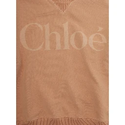Orange Hoodie C2084543A with Contrast Details in Cotton for Women