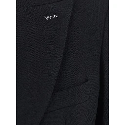 MXMOSSO Jacket with collar and long sleeves in Tech Fabric black women