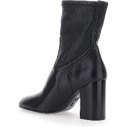 Boots MULBERRY STRETCH BOOTIE Black in Leather Women