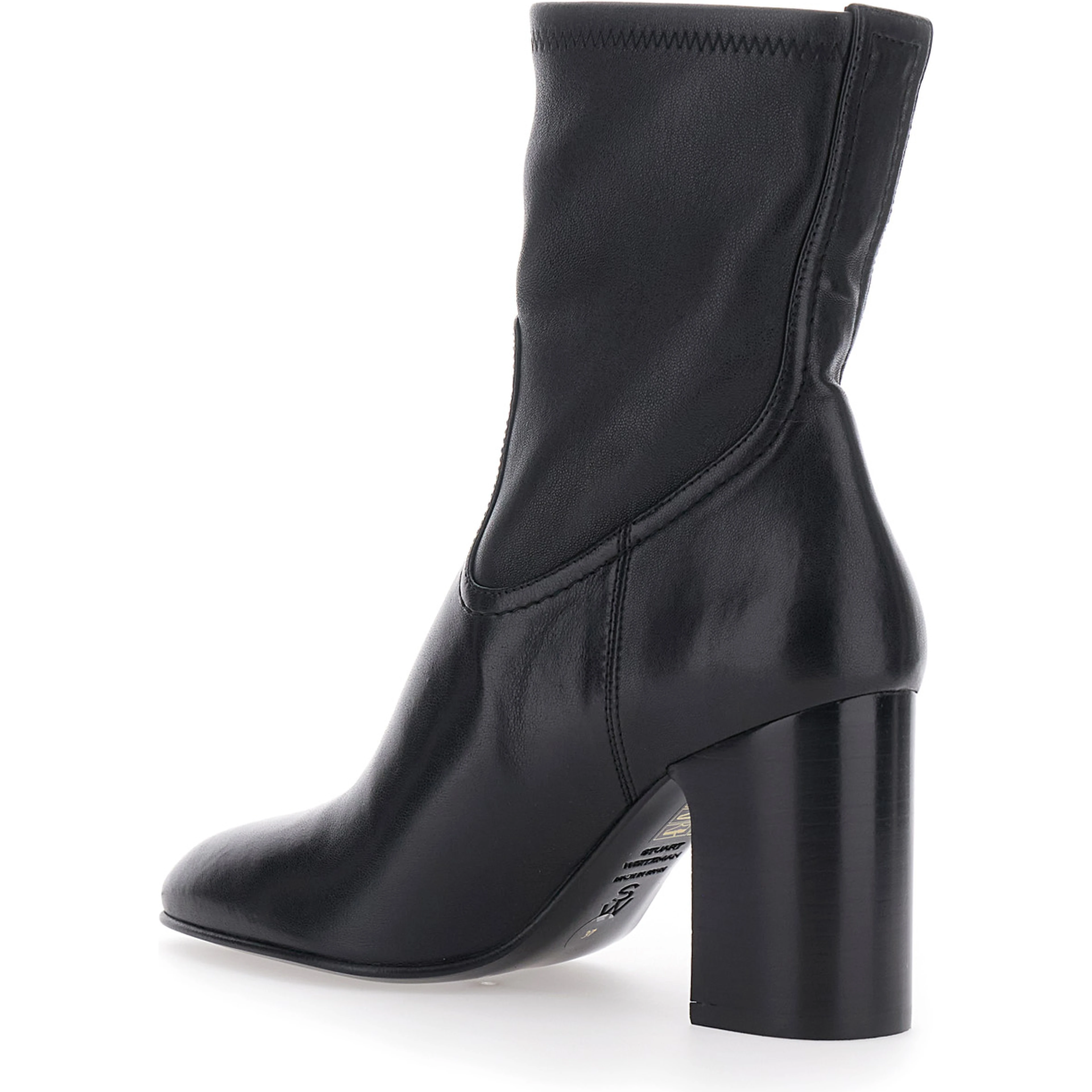 Boots MULBERRY STRETCH BOOTIE Black in Leather Women