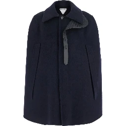 SOFT WOOL CASHMERE SHORT CAPE