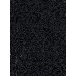 Dress Mini Black with Lace Details in Tech Fabric