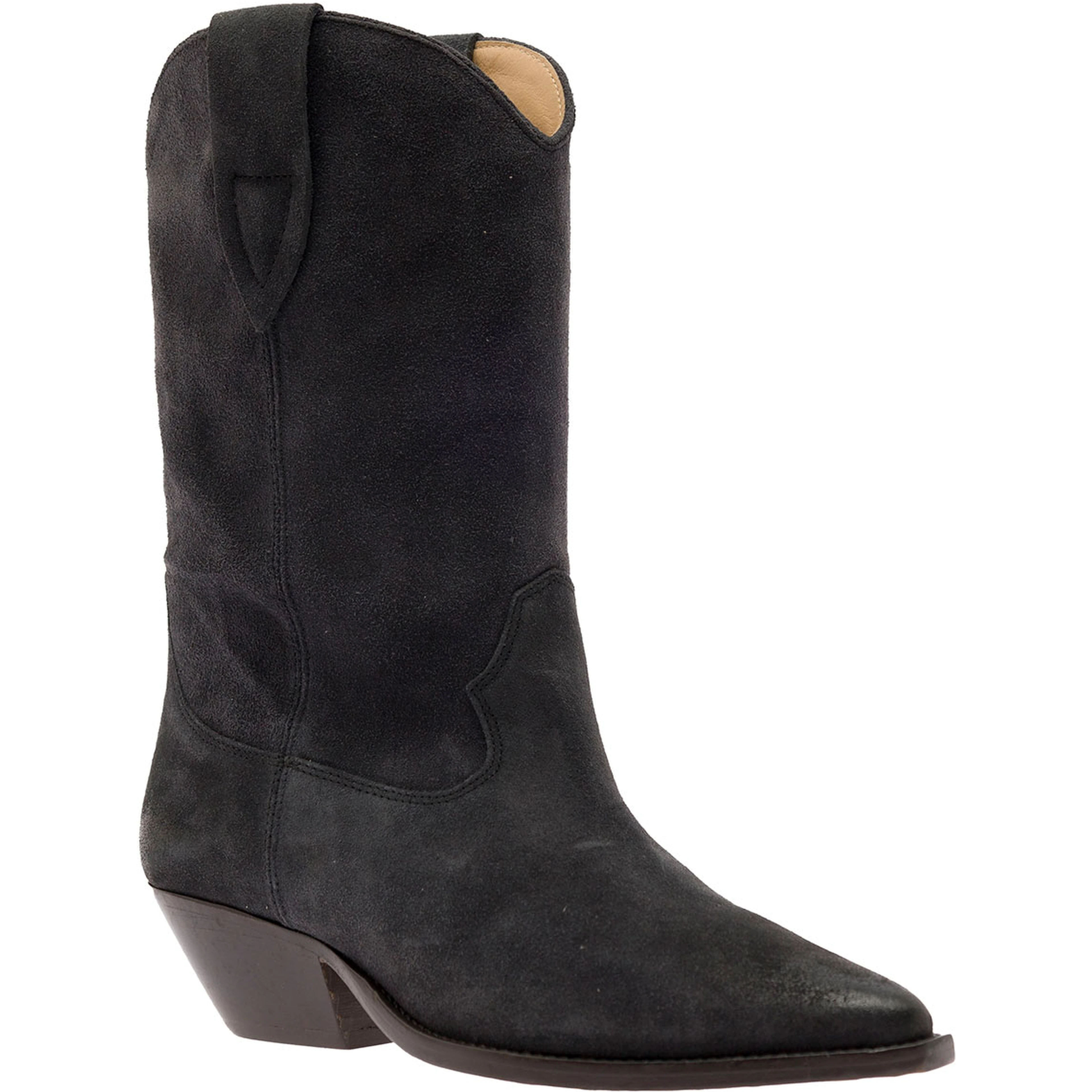 DUERTO-GZ Ankle Boots with Heel and Leather Black Women