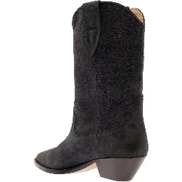 DUERTO-GZ Ankle Boots with Heel and Leather Black Women