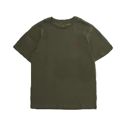 Green T-shirt with Pony Logo on the Front in Cotton for Boy