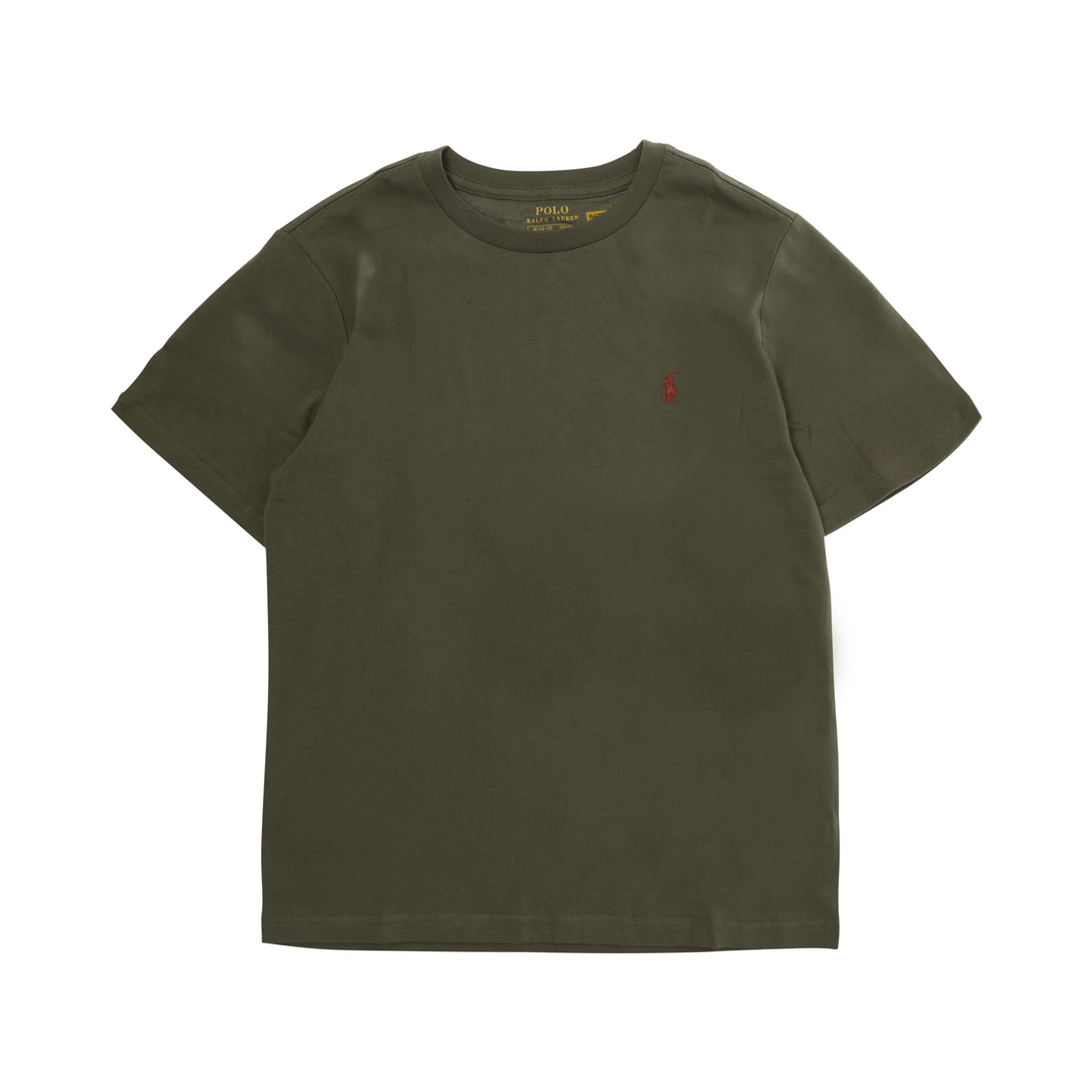 Green T-shirt with Pony Logo on the Front in Cotton for Boy