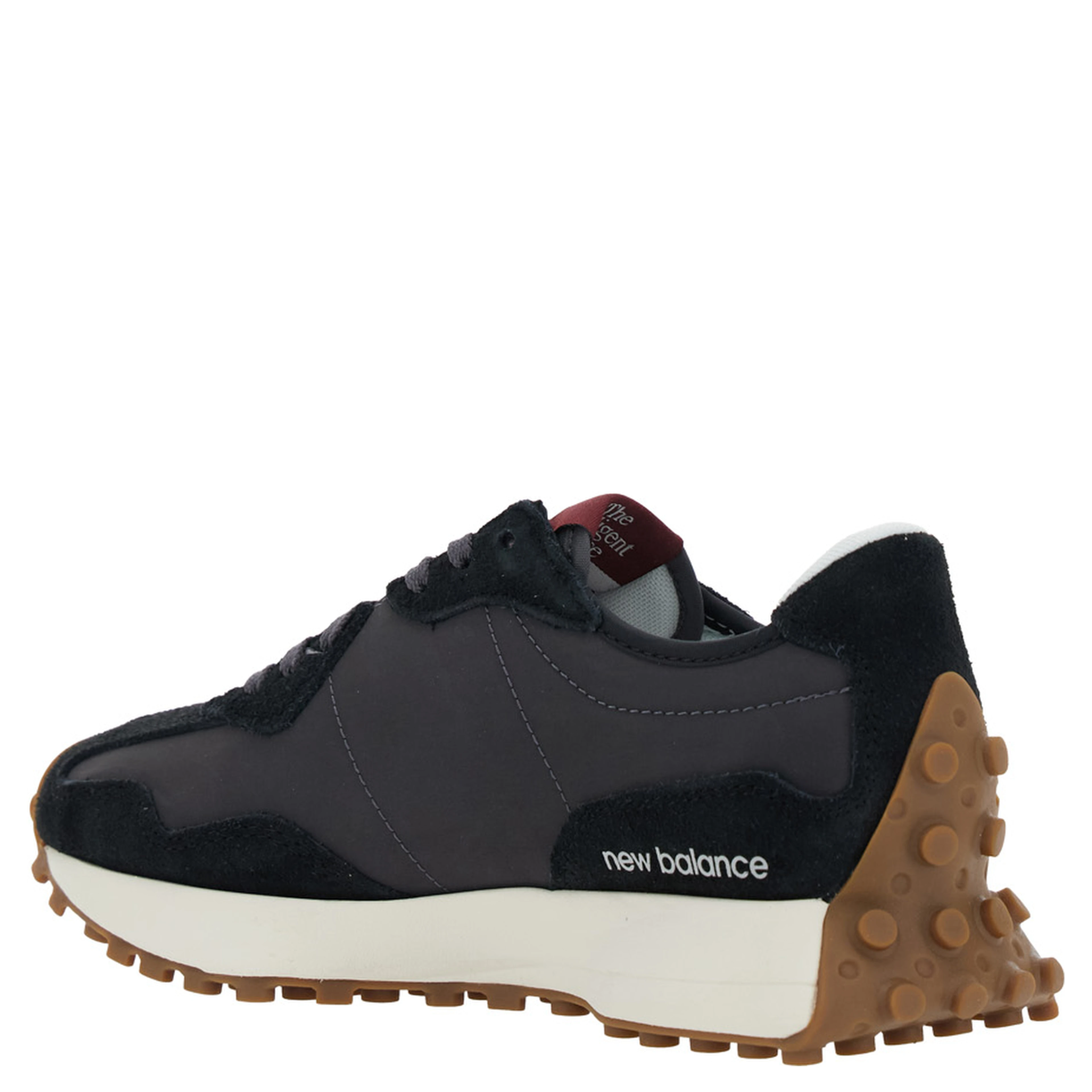 Low Top Sneakers with Logo Detail on the Side in Black Suede Unisex