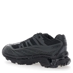 Xt Evo Black Sneakers with mesh design and oversized laces in Tech Fabric unisex