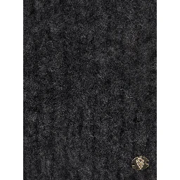 Starla Wool Blend Scarf with gray wool and alpaca unisex