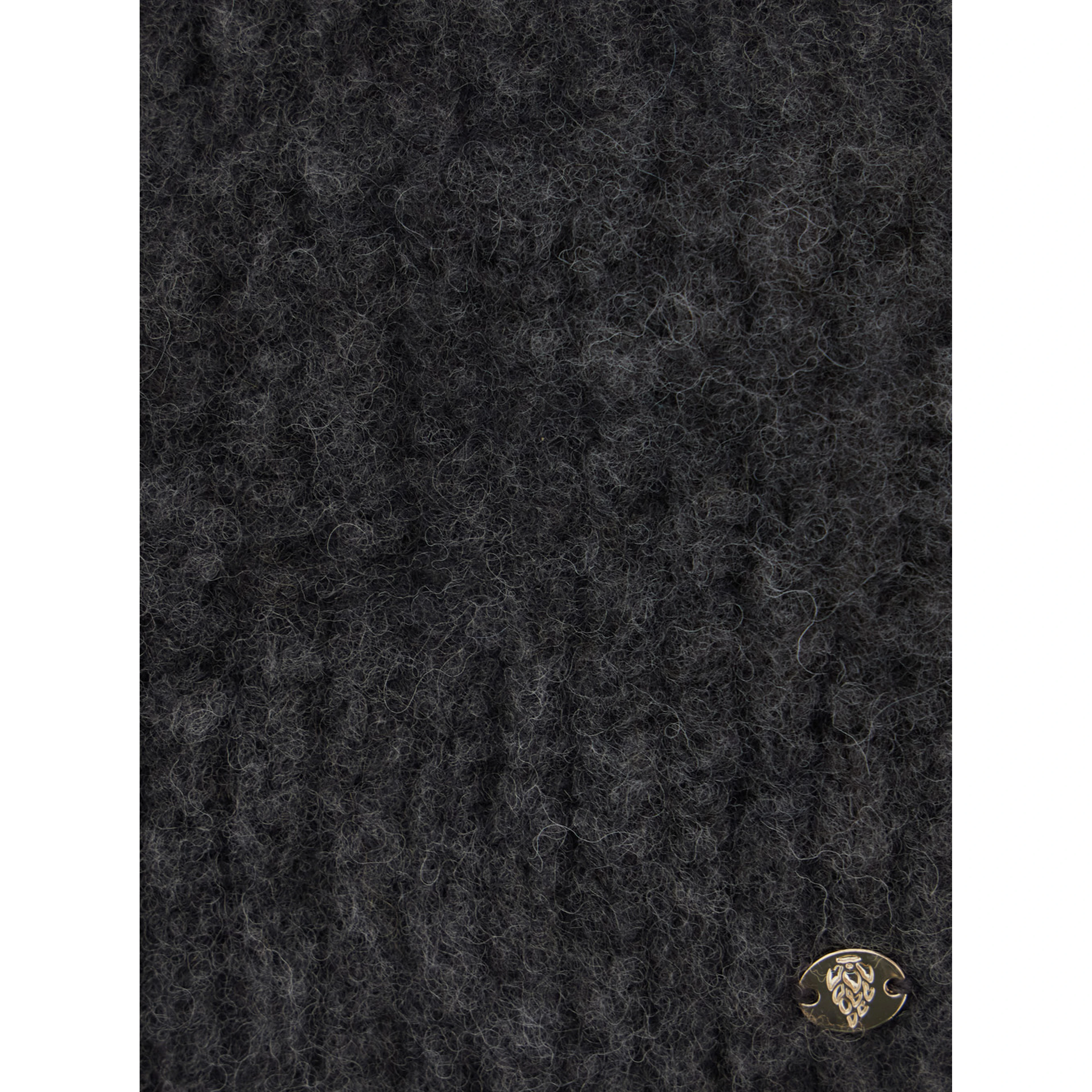 Starla Wool Blend Scarf with gray wool and alpaca unisex