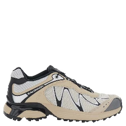 XT-Whisper Beige Sneaker with Printed Logo on the Side and Drawstring Closure in Tech Fabric Unisex