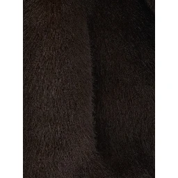 Pandy Coat with Shirt Collar and Brown Pockets for Women