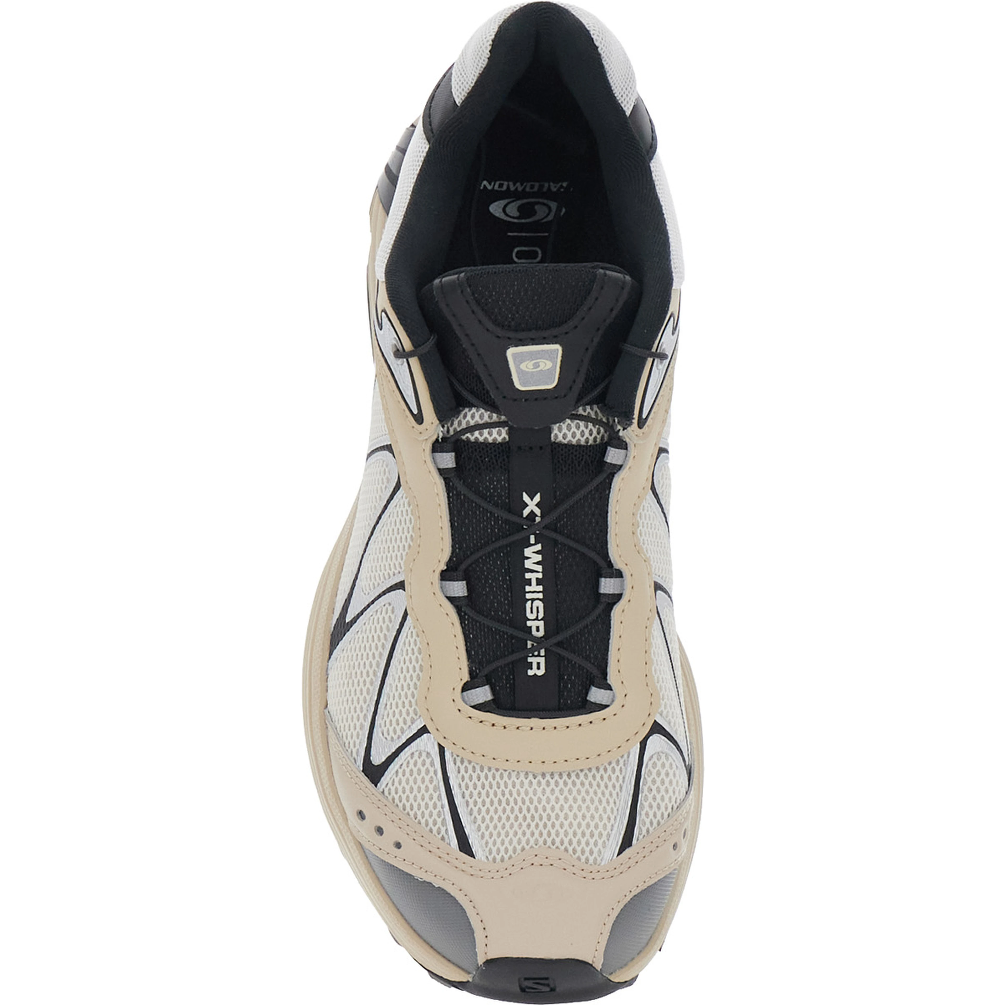 XT-Whisper Beige Sneaker with Printed Logo on the Side and Drawstring Closure in Tech Fabric Unisex