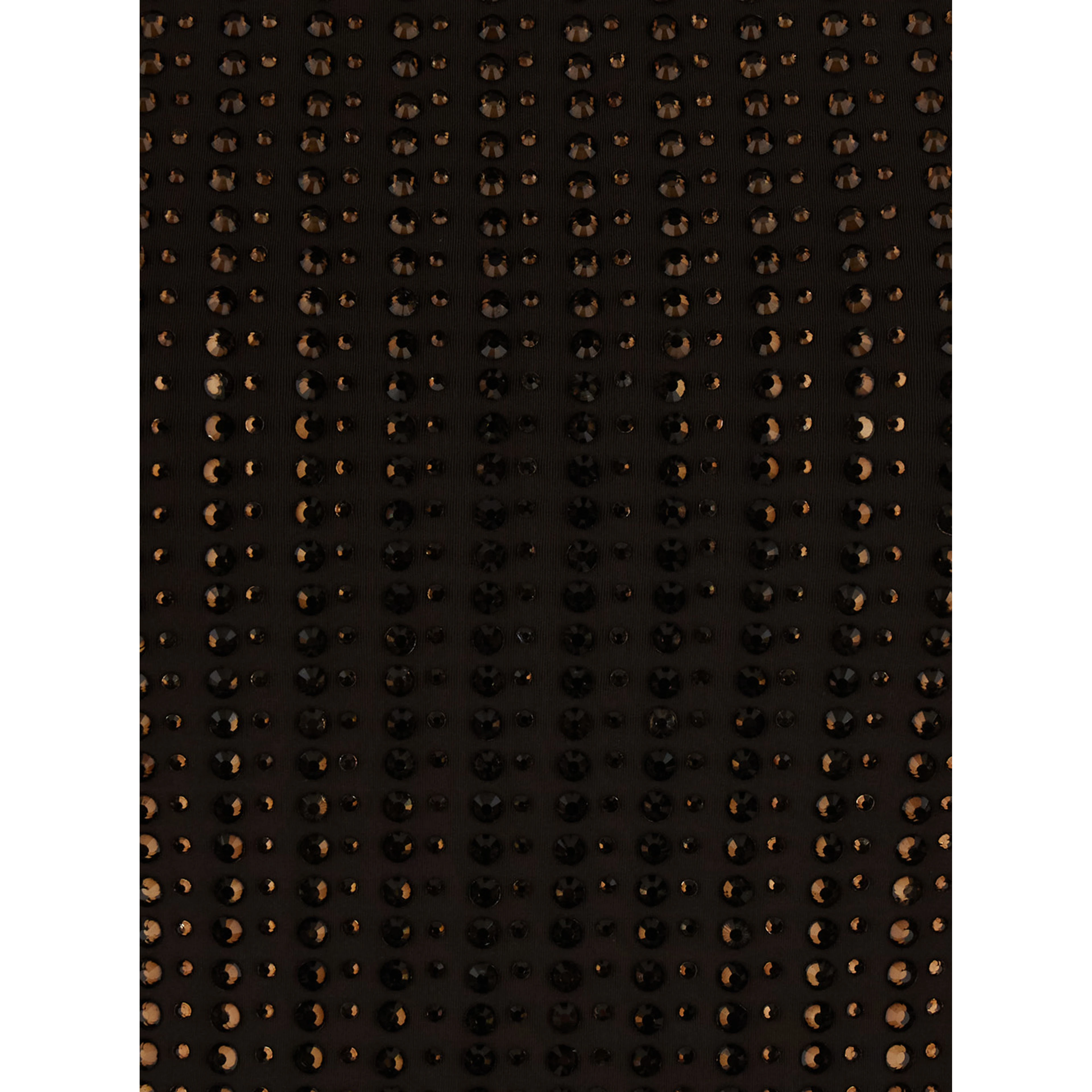 Brown Swimsuit with racerback and all-over sequins in Tech Fabric for women