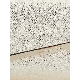 Emmie metallic Colored pouch with chain shoulder strap in leather blend for women