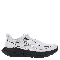 Black and White Low Top sneakers with rubber sole in Tech Fabric unisex