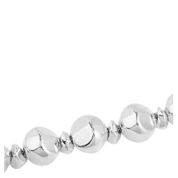 Necklace LACE MIX STONE with silver details and stones, metallic, women