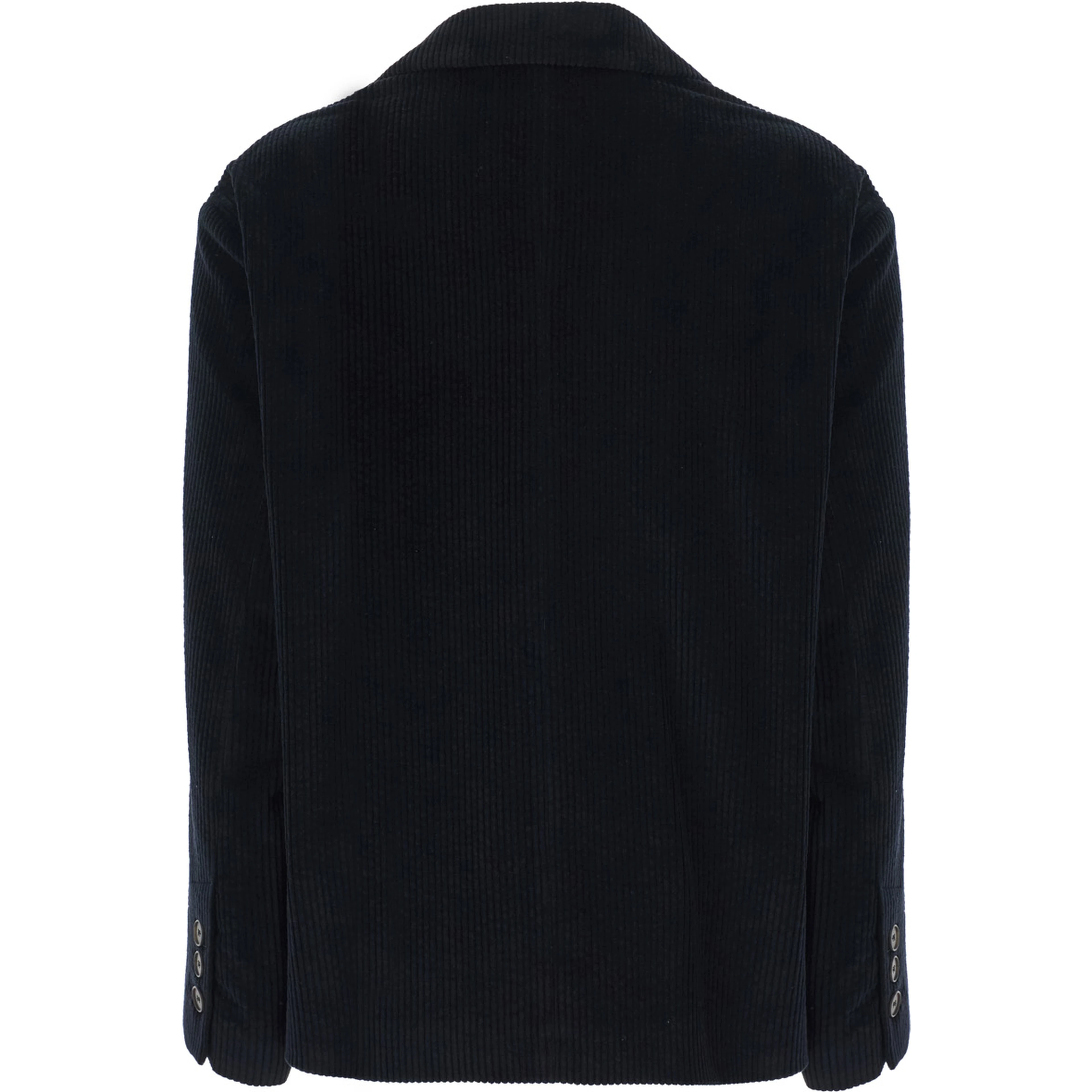 Jacket nera con chiusura a zip e dettagli in Tech Fabric per donna