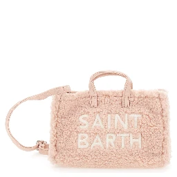 Borsa a tracolla PHONE BAG TEDDY con effetto teddy in Tessuto Tecnico rosa per bambina